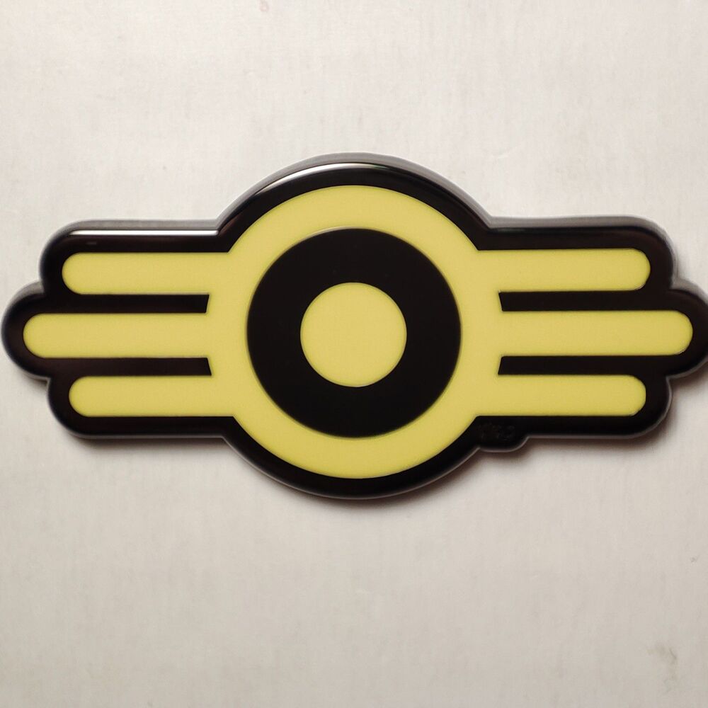 Fallout Vault Tec Enamel Pin Official Bethesda Collectible Lapel Badge Figure